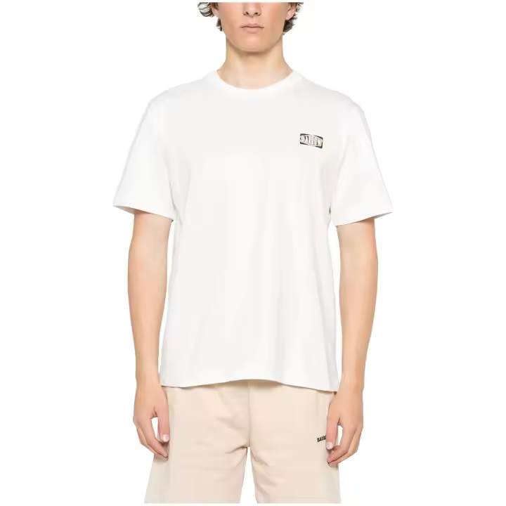 Camiseta BARROW Oversize con Robot de Baloncesto en la Espalda Color Blanco - 1