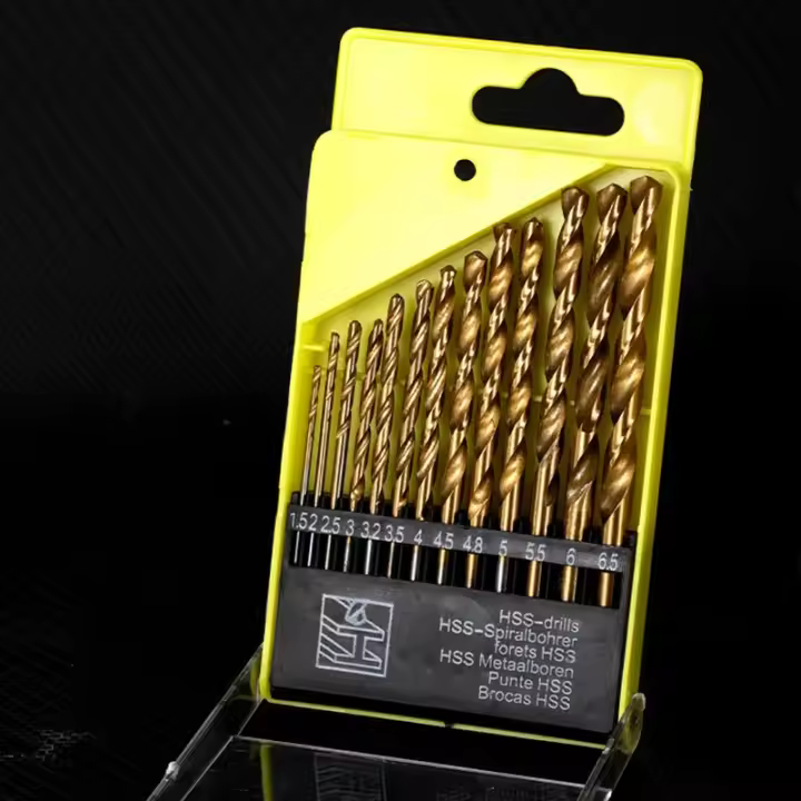 Juego De 13 Piezas De Broca De Torcer En Acero De Cobalto M35 Taper Shank Para Taladro De Madera Herramienta De Carpintería - 1