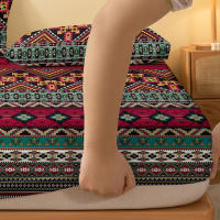 Sábana Ajustada Moderna Y Bohemia Impresa Mate Sin Pillowcases Incluidos Fundas De Almohada No Incluidas Cama Muebles Para Dormitorio - details 4