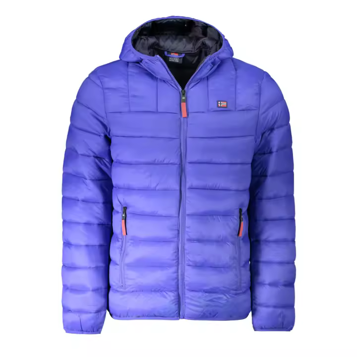 Plumífero Hombre Norway de Estilo Puffer, Chaqueta Acolchada con Capucha, Ideal para Invierno y Entretiempo, Colores Disponibles: Azul Marino, Negro y Khaki. Disponible desde la talla S a la 3XL. Oferta Black Friday. - 1