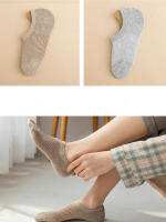 Calcetines De Bote Rayados Para Mujer 5 Pares Antideslizantes Invisibles Delgados Transpirables Para Verano Y Primavera Casual - details 4