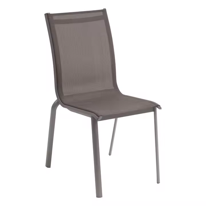 Silla de Jardín Apilable Hesperide Axant - Estructura Tratada con Epoxi Antioxidante - 1