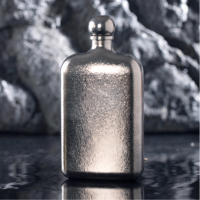 Botella De Bebida Portátil De Titanio 230ml Con Tapa De Sellado Y Funnel Ultra-Ligera Para Hombres Botella De Vino Y Whiskey - details 9