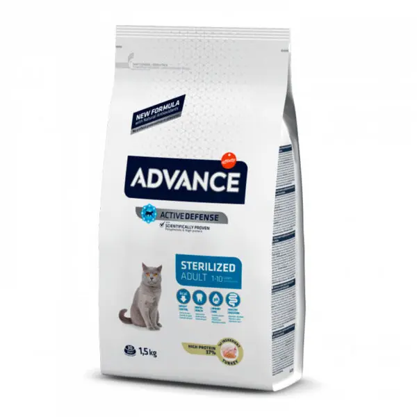 Advance Pienso para Gatos Esterilizados con Pavo - 1