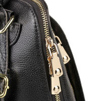 Mochila De Cuero Genuino 100% Zency Para Mujer Con Patrón De Cocodrilo Bolso De Viaje Y Escolar Con Cierre De Cremallera Bolsillos Internos Y Externos Mochila De Moda - details 14