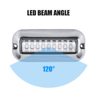 Luz De Babor Para Barco 27LED 12V Luz Marítima Impermeable IP68 Accesorio Para Pontón Y Barco Luz Underwater Para Marine Ship - details 5