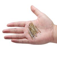 100Pcs/Lot 15-40mm Gold Twisted Double Cylinder Bar Earrings Connectores Para Hacer Joyas DIY Accesorios De Punzón De Aretes - details 5