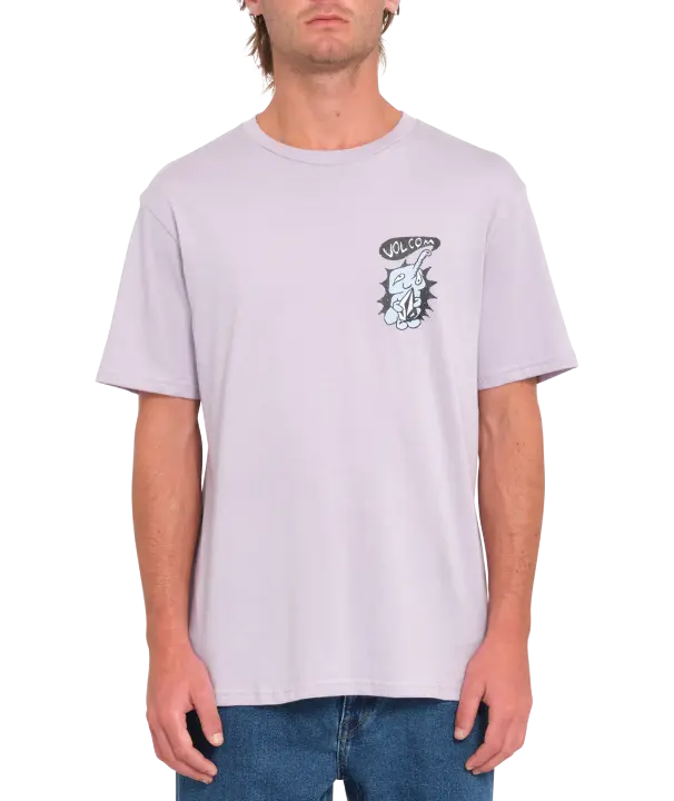 Camiseta de manga corta Volcom Santi Stoned - Light Purple - 1