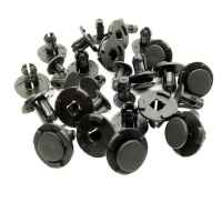 50pcs Clips De Automóvil 8mm Para Nissan Tirantes De Parachoques Puerta Panel De Panel Retenedor De Plástico Para Reparación De Coches - details 0