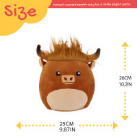 Cojín De Ternera Escocesa De Dibujos Animados Suave Juguete Para Decoración Del Sofa Regalo Para Niños Material De Peluche Relleno De Algodón PP - details 3