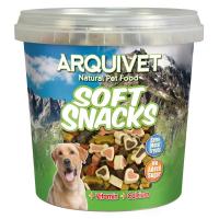 Snack para Perros de Corazones Mixto Arquivet, Delicia gourmet para tu perro:  Con pollo, cordero, buey, caza, salmón y arroz, estos corazones harán las delicias de tu mascota. - details 1