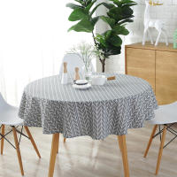 Mantel Redondo Lavable Decorativo Para Bodas Fiestas Navidad Picnics Comedor Mantel De Lino 100% Resistente Al Agua Y Aceite Estilo Europeo - details 3