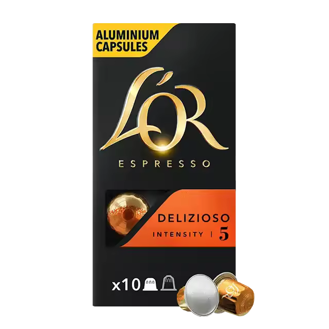 Pack de 5 - CAFE L`OR CAPSULAS DELIZIOSO 10 UND 52 G - 1