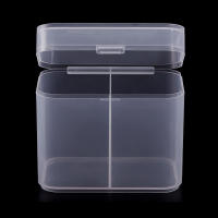 Organizador De Uñas Plástico Transparente Contenedor Para Algodón De Limpieza Y Remover Accesorios De Maquillaje Caja De Herramientas - details 3