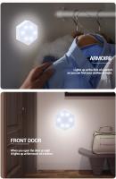 6pcs Luz De Pared LED Hexagonal De Control Táctil Luz De Noche Sensible Al Toque Luz De Celdas De Miel Luces Nocturnas - details 5