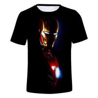 Camiseta Disney Iron Man 3D Cartoon Anime Streetwear Casual Oversized Para Hombres Mujeres Niños Chicos Y Niñas - details 11
