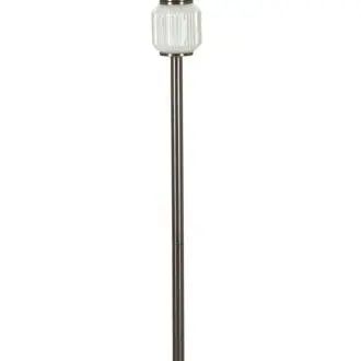 Lámpara de Pie MF216, Metal, Gris, 42,5x42,5x163 cm - 1