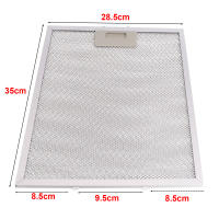 Filtro De Malla Metálica Para Extractor De Cocina Tamaño 350x285x9mm Color Plata Filtro De Aceite Para Aspiradora De Horno - details 9