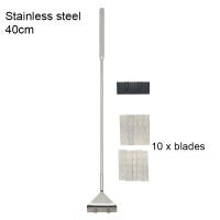 Kit De Limpieza Para Acuario Eliminador De Algas De Aleación De Aluminio Cuchilla De Limpieza Para Tanque De Peces Herramientas Para Plantas Acuáticas Y Hierba Verde - details 2