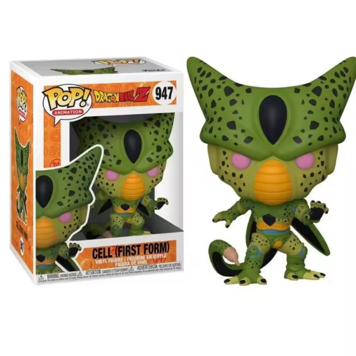 Funko POP! - Dragon Ball Z: Cell (First Form) #947 - Figura de Vinilo Coleccionable - Producto Oficial Funko - 1