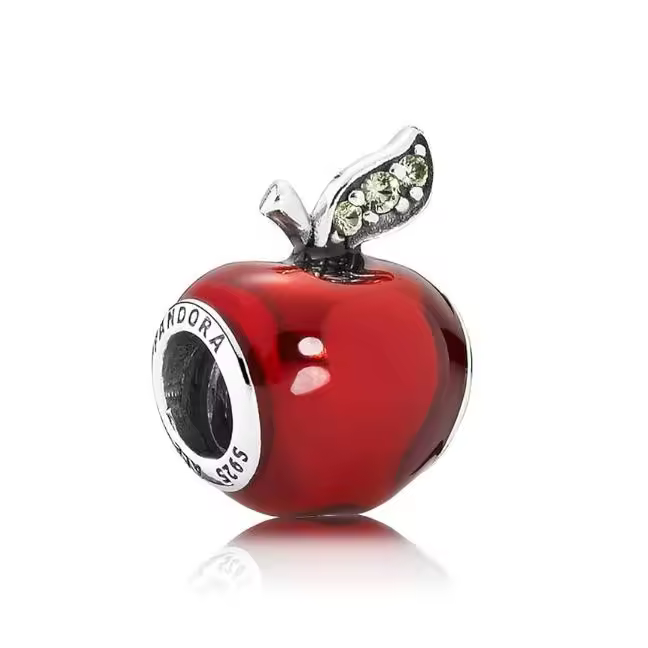 Pandora Charm en Plata de LeyManzana de 791572 EN73, Viene con El embalaje de Caja de Giunte original. - 1