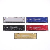 Harmonica De Metal Para Principiantes Y Niños Regalo Con Estuche Diatónica De 10 Agujeros En Do Clave C - details 13