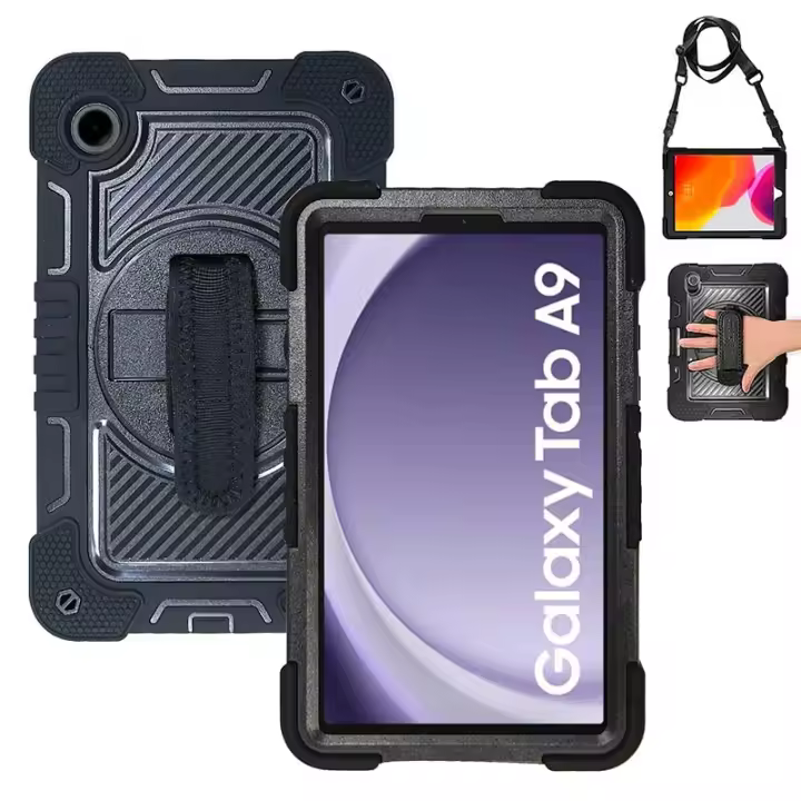 Generica Funda Antigolpe con Asa y Correa para Samsung Galaxy Tab A9 8,7" Pulgadas - 1