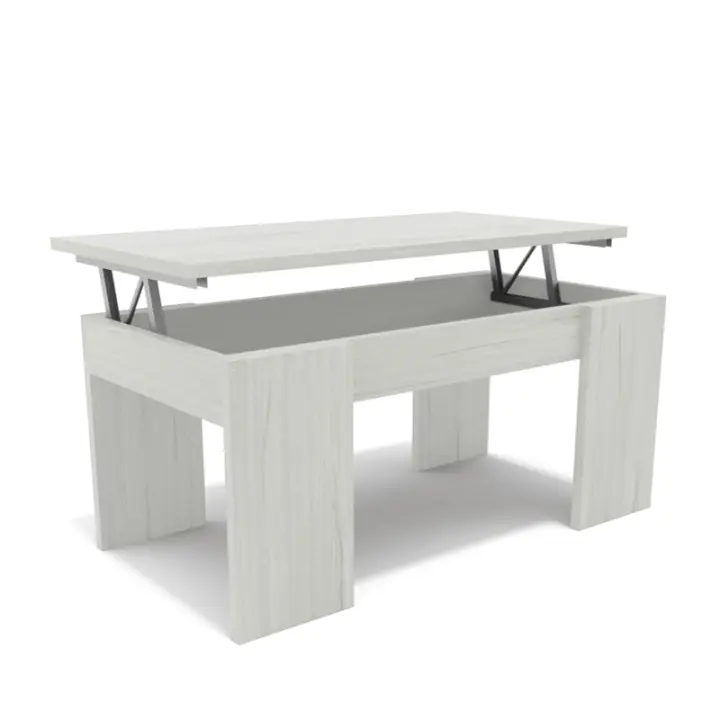 Dormidan - MESA DE CENTRO ELEVABLE MC4, Comedor o Auxiliar, Mayor Grosor y Estabilidad. - 1