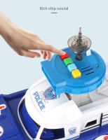 Juguete De Barco De Simulación QWZ De Tamaño Grande Con Música Y Luz Vehículo Inercial Para Niños Regalo Ideal Para Niños De 4 a 12 Años - details 3