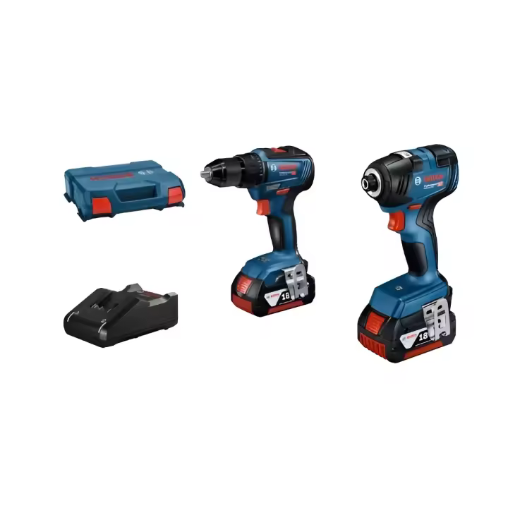 Bosch Professional 18V System GDR 18V-200 + GSR 18V-55 - 1
