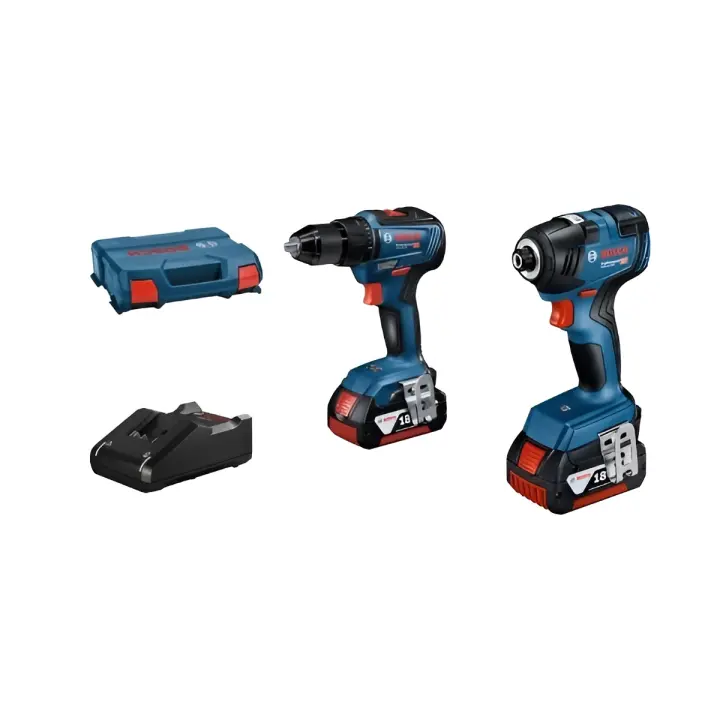 Bosch Professional 18V System GDR 18V-200 + GSR 18V-55 - 1