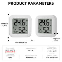 Sensor De Temperatura Y Humedad Inteligente Bluetooth Tuya Con Pantalla LCD Mini Higrómetro Termostato Compatible Con Alexa Google Home - details 11