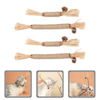 Juguete De Madera Para Gatos 4Pcs Telescopios Antirrápidos Juguetes Para Gatos Jóvenes Suministros Para Gatos Domésticos - details 4