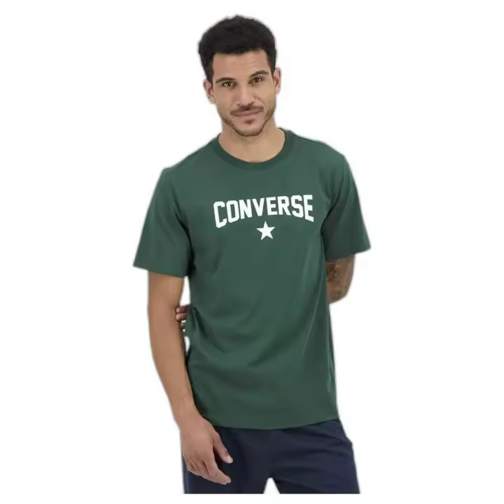 Camiseta de Manga Corta Converse  para hombre en color verde - 1
