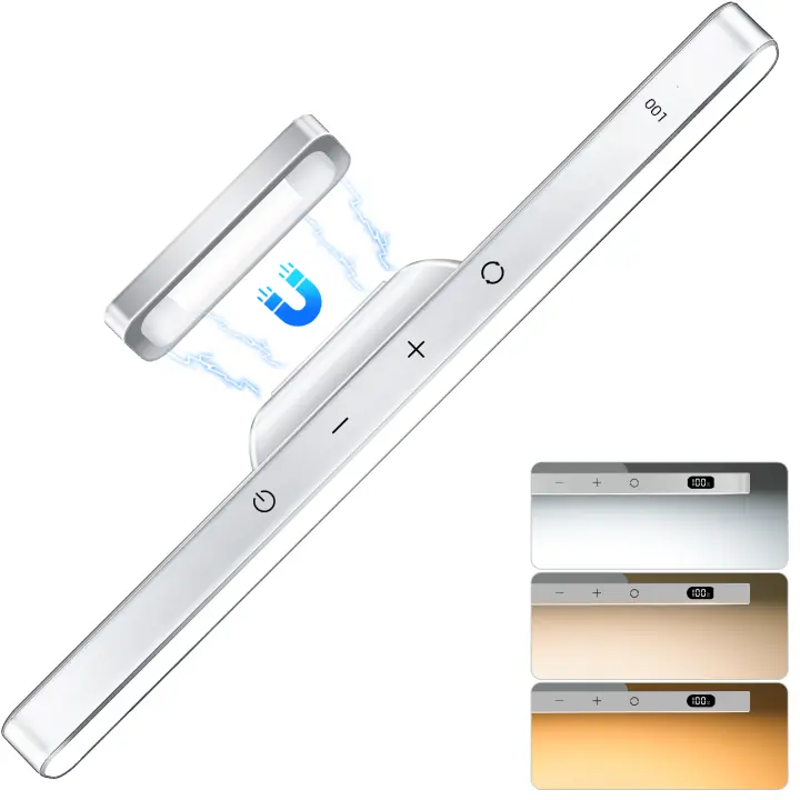 Lámpara De Mesa Táctil WILLED Con Batería Integrada De 2500mAh Para Lectura Armario Espejo Lámpara Nocturna Recargable - 1