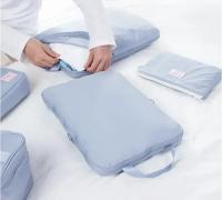 Cubo De Compresión Portátil Para Viaje Organizador De Ropa Impermeable Para Maleta Estuche De Almacenamiento De Bolsas De Cajón Ecológico - details 1