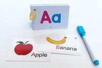 Tarjetas De Flash Alfabeto Doble Cara Para Niños Y Niñas Juguete Educativo De Aprendizaje De Letras ABC Para Preescolar Y Niños Chicos Y Chicas - details 7