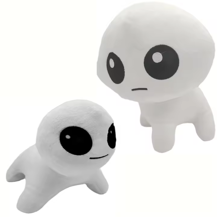 Peluche Grande Ojo Blanco 25cm Juguete De Anime Muñeco De Almohada Regalo De Cumpleaños Para Niños Y Adultos Unisex - 1