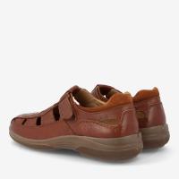 AMARPIES 28610 CUERO Sandalias plataforma mujer 35971 25V SANDALIA CUÑA DOBLE HEBILLA REDONDA CUER - details 0