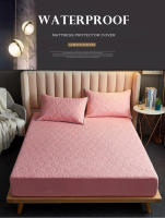 Sábana Protectora De Muelles Impermeable Y Antialérgica Con Patrón Cuadrado Para Cama Capa De Protección Contra Polvo Y Bacterias - details 3