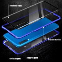 Funda De Teléfono Metálica Magnética De 360 ° Protección Completa Para Honor 90 70 50 20 pro 9X 8X Con Bumper De Vidrio Doble - details 4