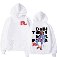 Sudadera De Alta Calidad Para Hombre Rapero Bad Bunny Debi DTMF Merch Estilosa Casual Retro Con Bolsillo Frontal Y Cuello Alto - details 4