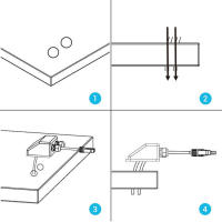 Caixa De Conexión Solar Para Caravana 1/2 Agujeros Entrada De Cable En Techo Accesorios Para RV Caixa De Conexión De Motorcarro - details 15