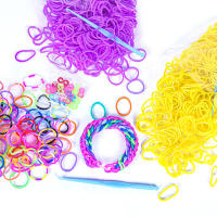 Kit De Hacer Pulseras Arcoíris Con Cinta De Goma Estilo Europeo Oeste Para Tejido De Manualidades DIY Juguetes Para Niños - details 0