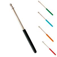 Palo De Bandera Telescópico De Acero Inoxidable 100cm Extendible 5 Colores Portátil Para Profesores Guía De Bandera - details 1