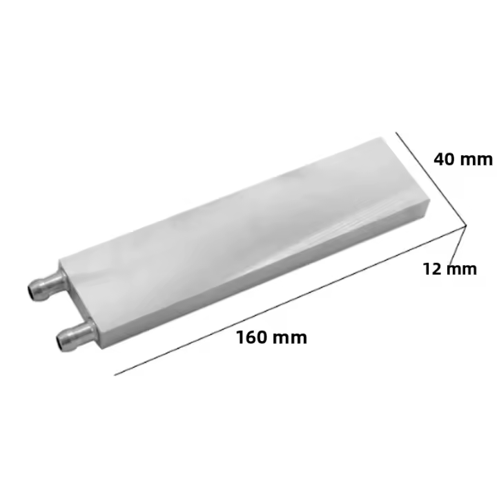 Radiador De CPU De Aluminio Para Enfriamiento De Procesador Y Laptop 30-40-80-120-160-200-240-250-300mm Bloque De Enfriamiento Por Refrigeración Por Agua CPU GPU - 1