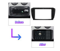 MEKEDE Fascia De Radio Para Coche Double Din 9 Pulgadas Para Seat Ibiza 6J 2009-2013 Con Adaptador De Cable De Alimentación - details 3