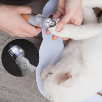Tijeras De Uñas Para Mascotas Con Luz LED Ajuste Rápido De Uñas De Perros Y Gatos Cuchillas De Acero Colección De Uñas - details 3