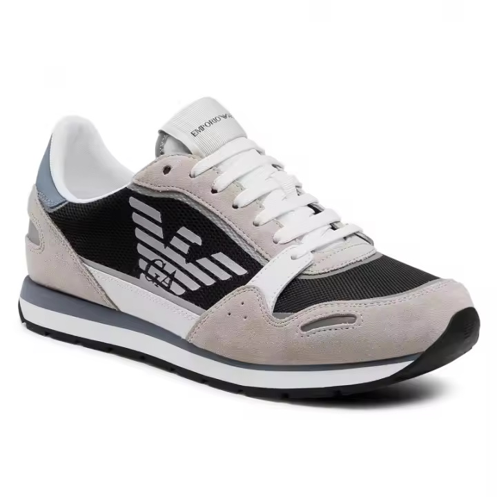 Emporio Armani Zapatillas Hombre Gris X4X537 XM678 Q091 - 1