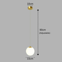 Modern Simple Lámpara Colgante LED Nordic Para Sala De Estar Dormitorio Restaurante Bar Decoración Hogar 220V Metal Blanco - details 11